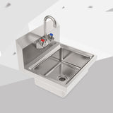 NSF Stainless steel wall mounted hand sink, hand basin