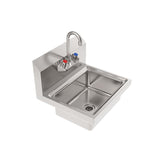 NSF Stainless steel wall mounted hand sink, hand basin