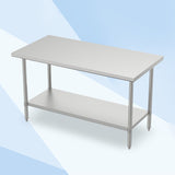 NSF Commercial Stainless steel work table, work bench