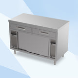 NSF Stainless steel tool cabinet with drawer