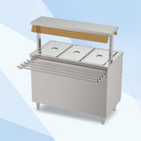 Stainless steel self service Baine Marie, buffet equipment