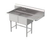 American Style Sink - 2 Compartments