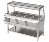 Stainless Steel Hot- Food Table  Knocked-Down Structure